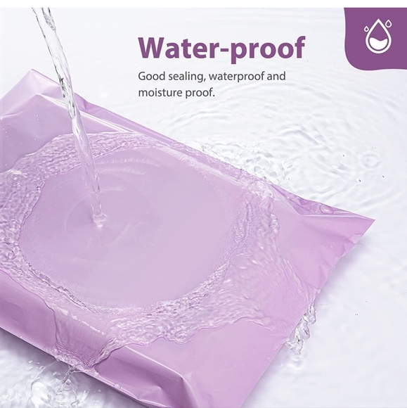 6 XXL 24x24 Lavender Poly Mailers -The Fuxury  shipping bags - Picture 5 of 9